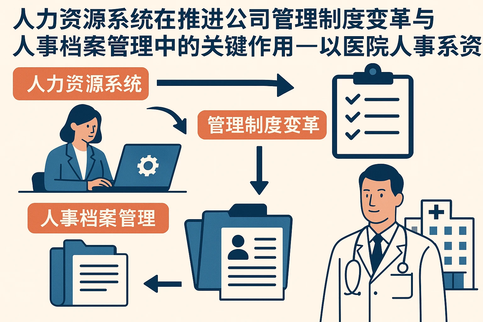 人力资源系统在推进公司管理制度变革与人事档案管理中的关键作用——以医院人事系统为视角