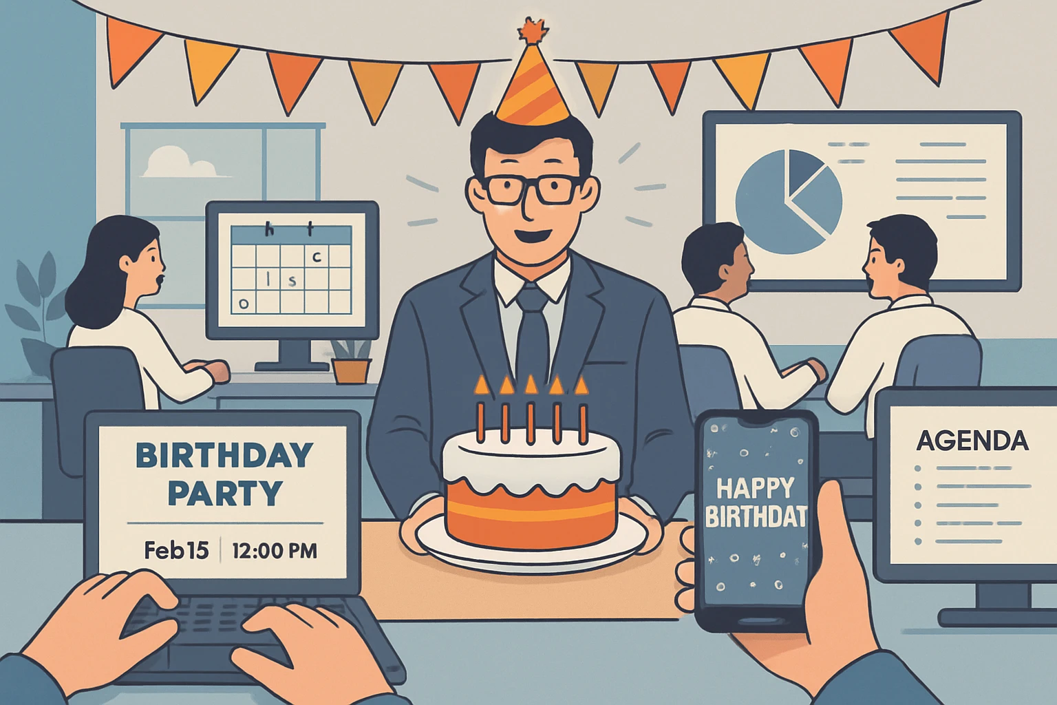 场景结合：一场老板生日庆祝活动的数字化组织