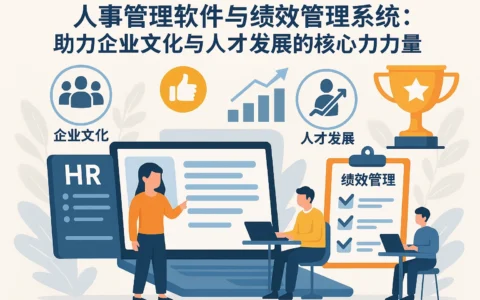 人事管理软件与绩效管理系统：助力企业文化与人才发展的核心力量