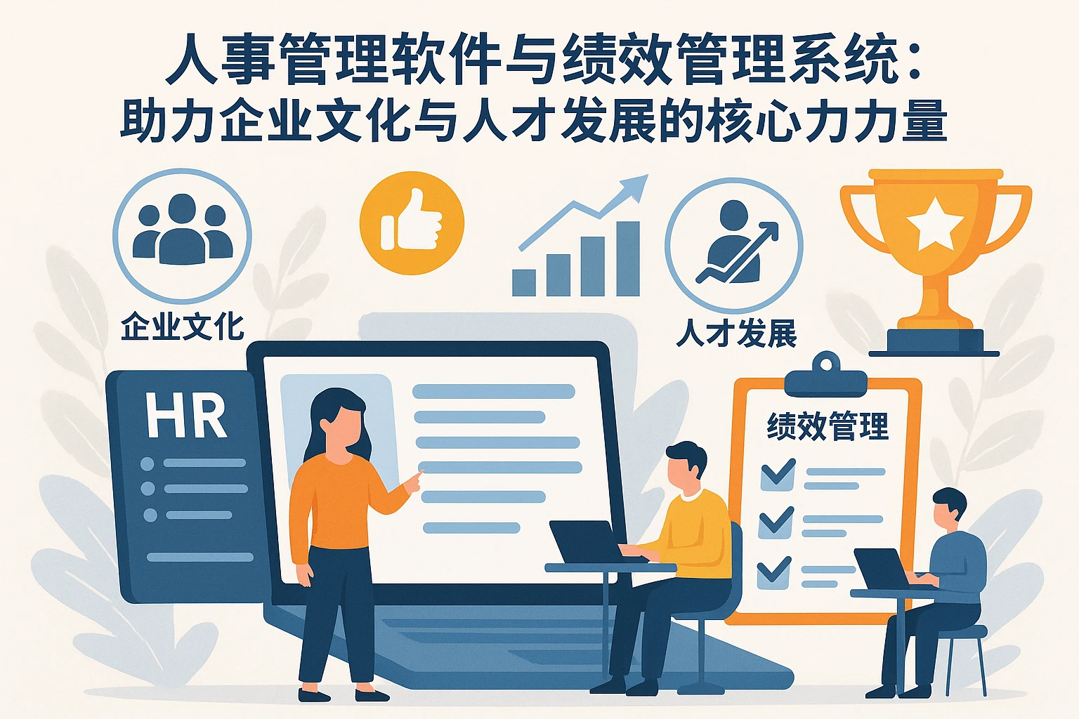人事管理软件与绩效管理系统：助力企业文化与人才发展的核心力量