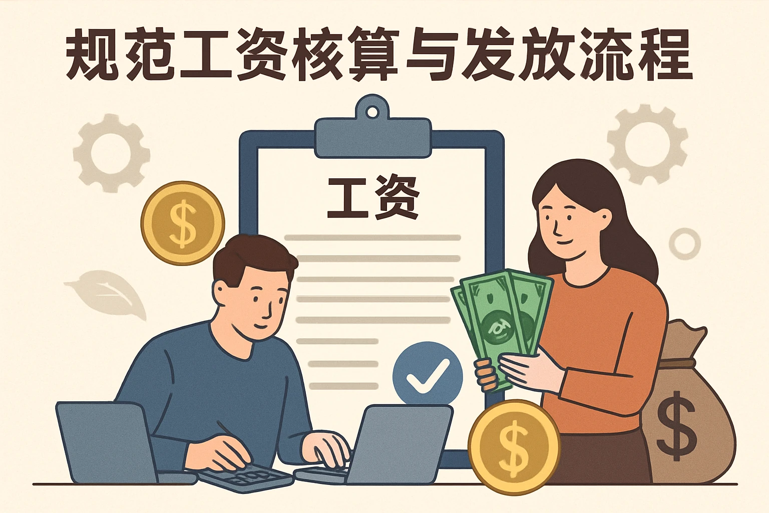 规范工资核算与发放流程