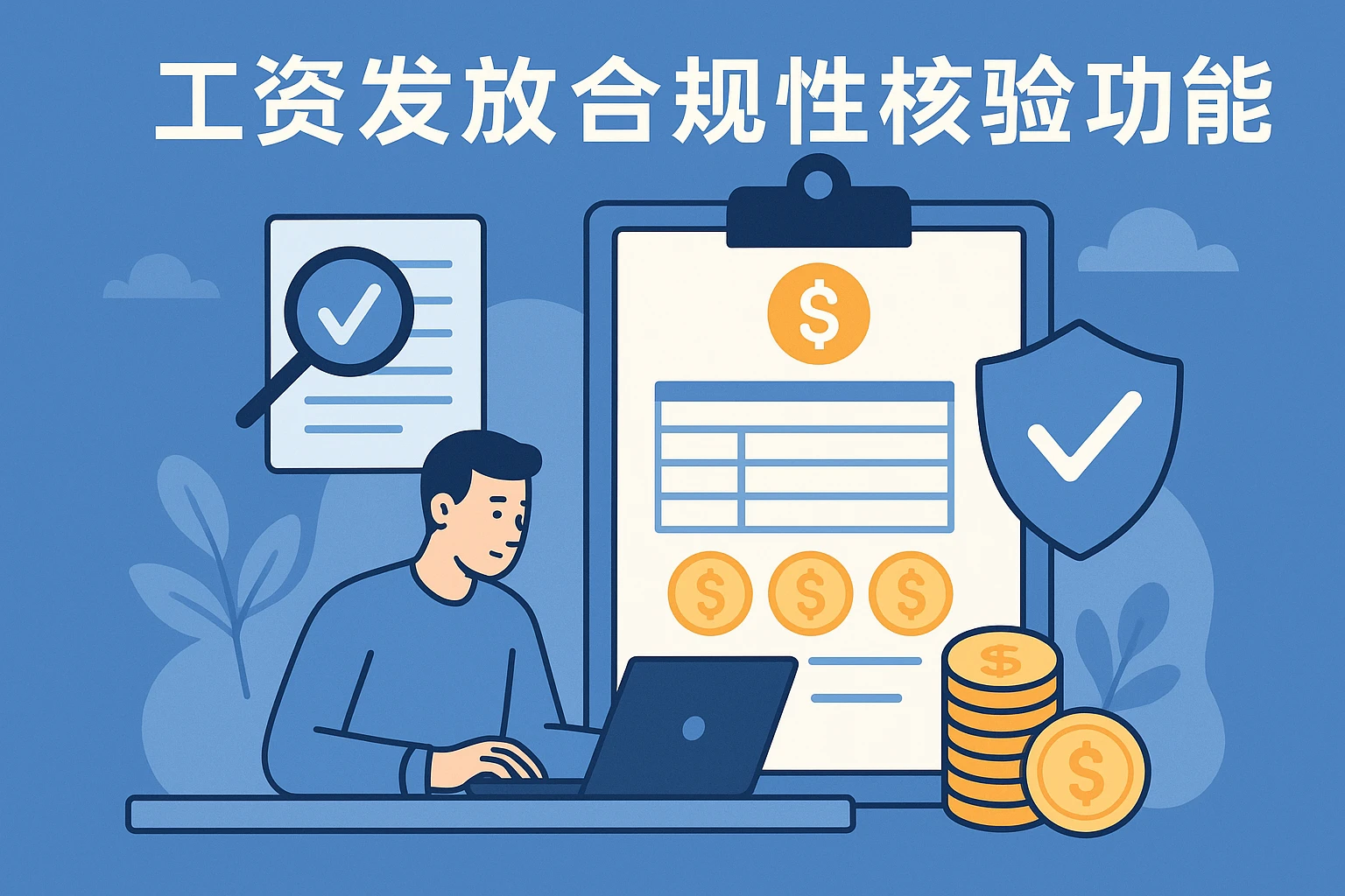 工资发放合规性校验功能