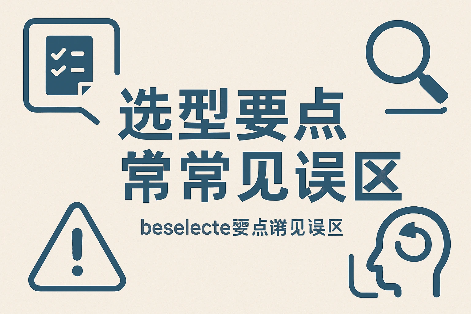 选型要点与常见误区