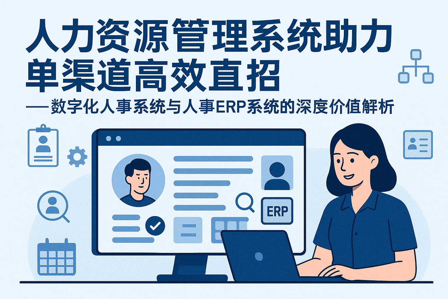 人力资源管理系统助力单渠道高效直招——数字化人事系统与人事ERP系统的深度价值解析