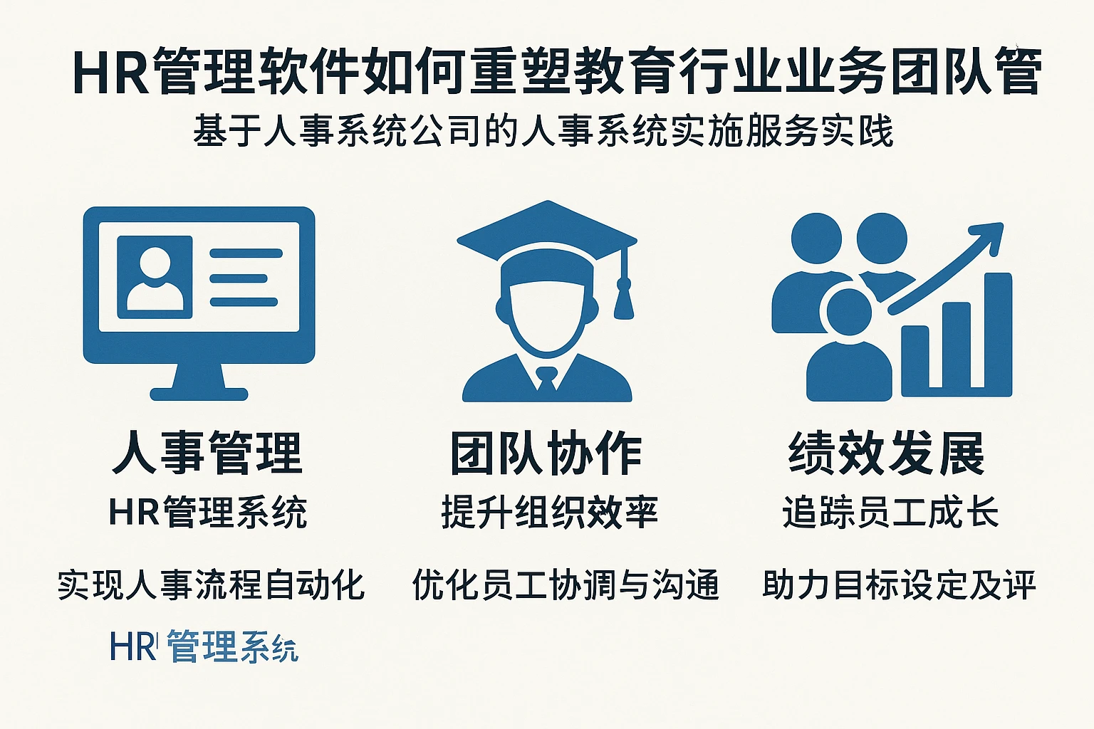 HR管理软件如何重塑教育行业业务团队管理——基于人事系统公司的人事系统实施服务实践