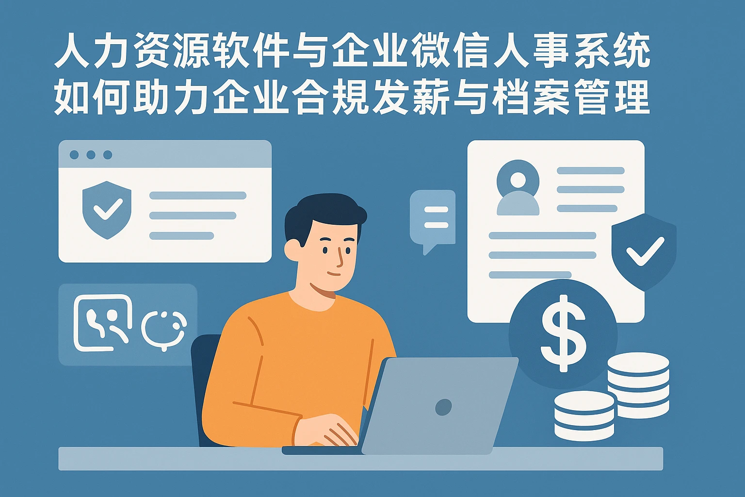 人力资源软件与企业微信人事系统如何助力企业合规发薪与档案管理