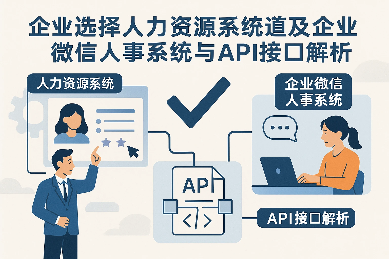 企业选择人力资源系统渠道及企业微信人事系统与API接口全面解析