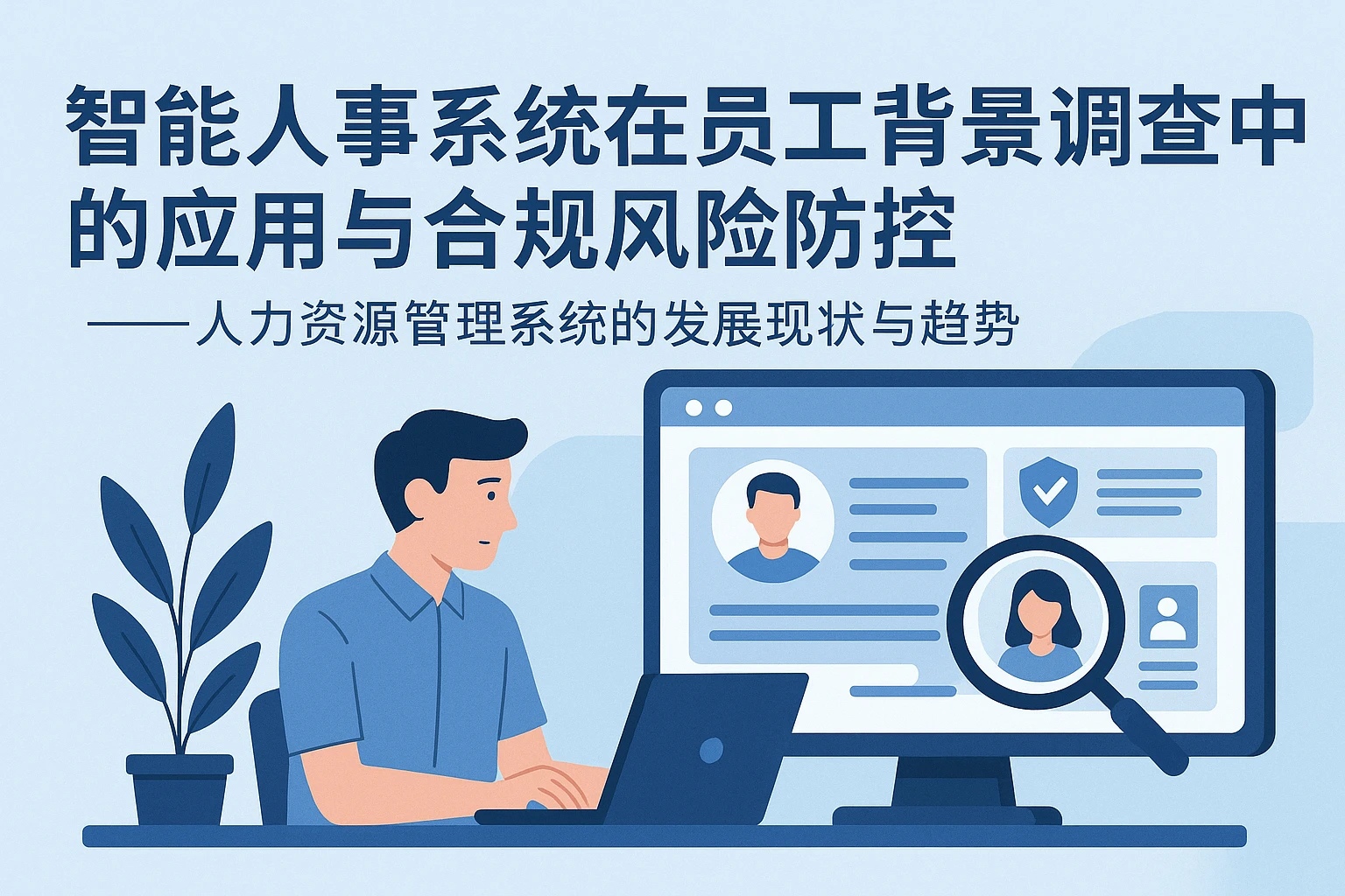 智能人事系统在员工背景调查中的应用与合规风险防控 —— 人力资源管理系统的发展现状与趋势