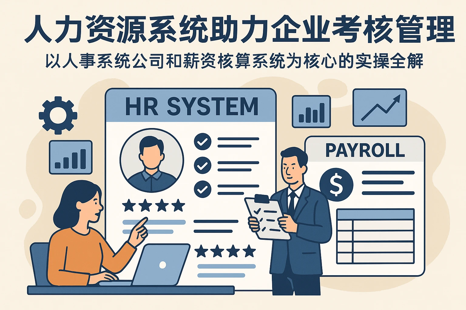 人力资源系统助力企业考核管理——以人事系统公司和薪资核算系统为核心的实操全解