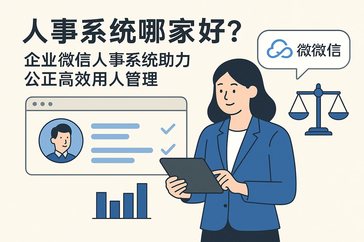 人事系统哪家好？企业微信人事系统助力公正高效用人管理
