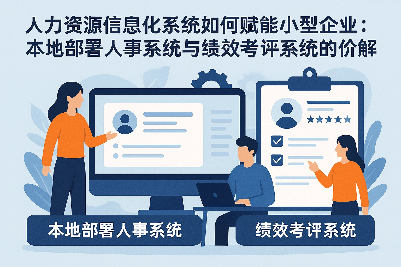 人力资源信息化系统如何赋能小型企业：本地部署人事系统与绩效考评系统的价值解析