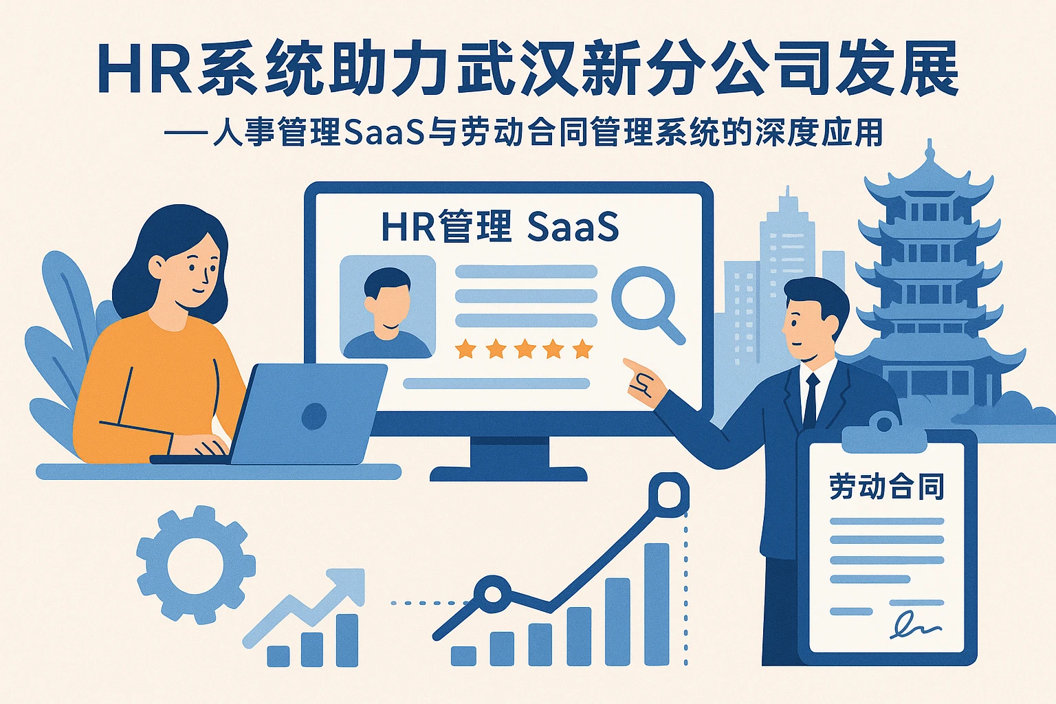 HR系统助力武汉新分公司发展——人事管理SaaS与劳动合同管理系统的深度应用