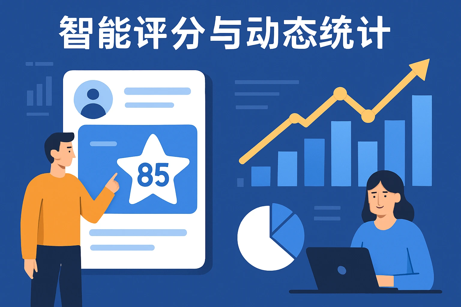 智能评分与动态统计