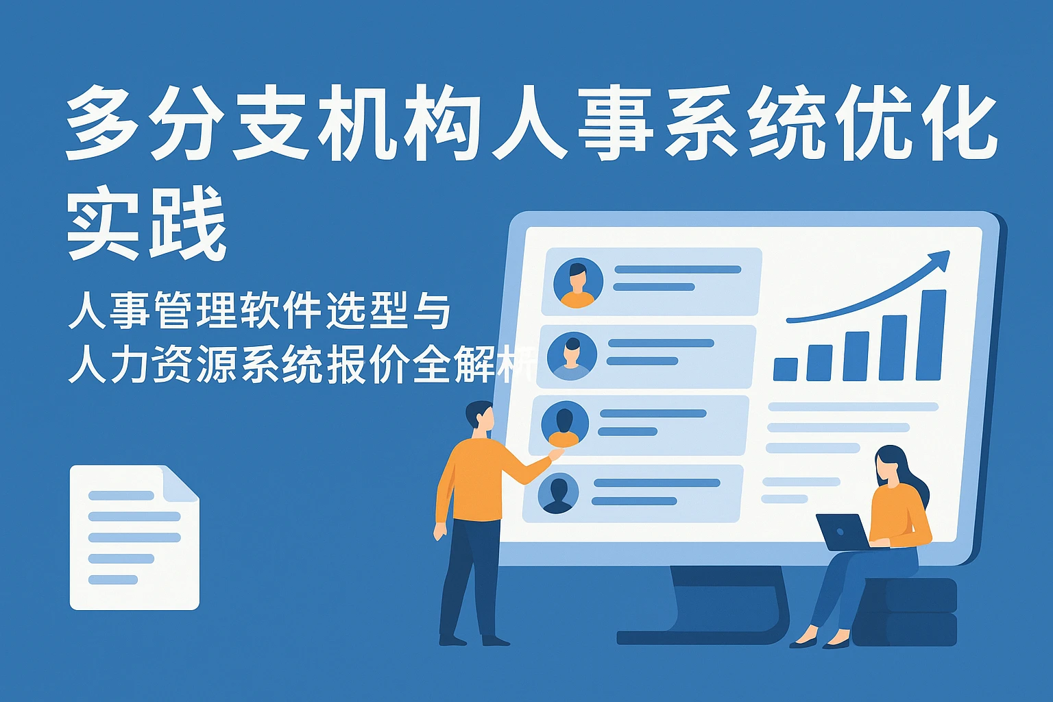 多分支机构人事系统优化实践——人事管理软件选型与人力资源系统报价全解析