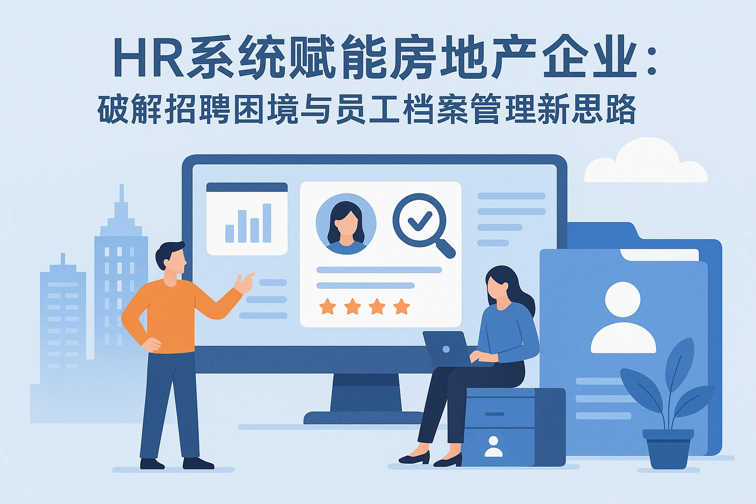 HR系统赋能房地产企业：破解招聘困境与员工档案管理新思路