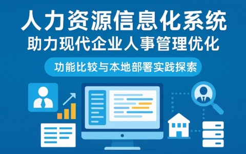 人力资源信息化系统助力现代企业人事管理优化——功能比较与本地部署实践探索