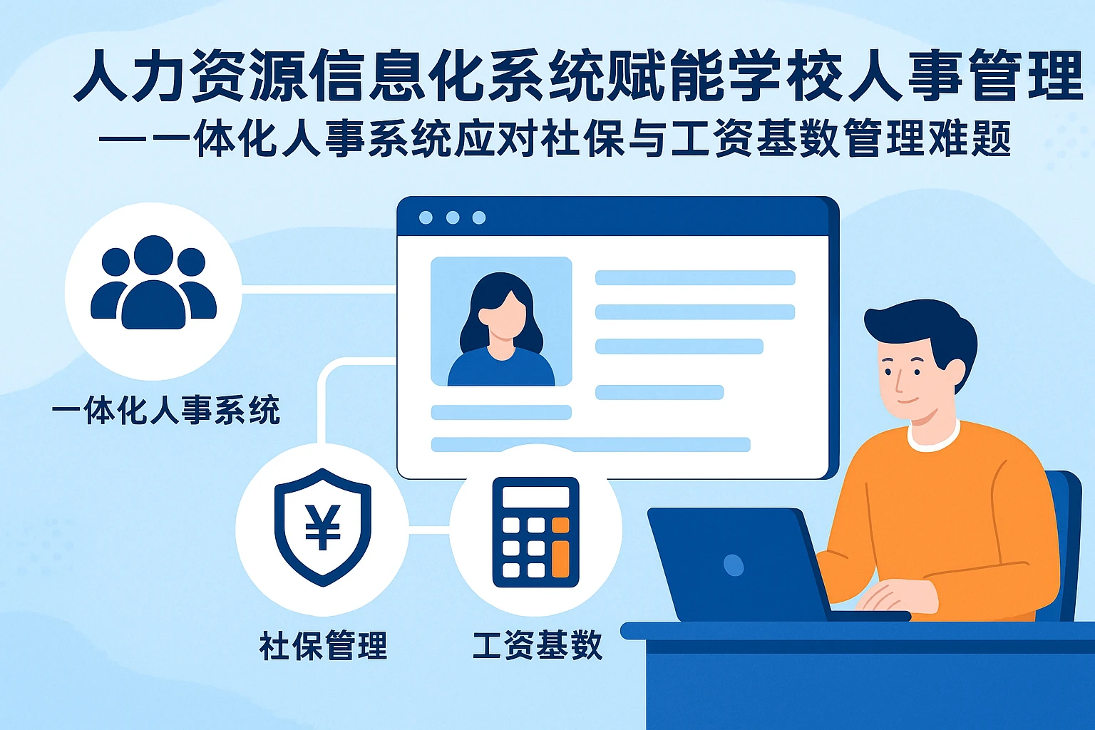 人力资源信息化系统赋能学校人事管理——一体化人事系统应对社保与工资基数管理难题