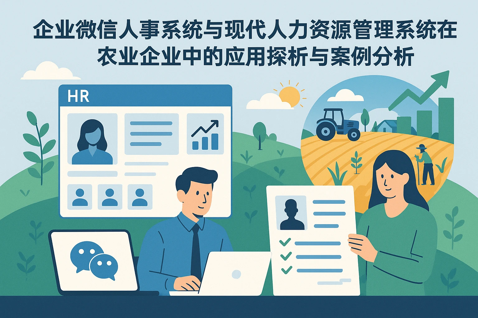 企业微信人事系统与现代人力资源管理系统在农业企业中的应用探析与案例分析