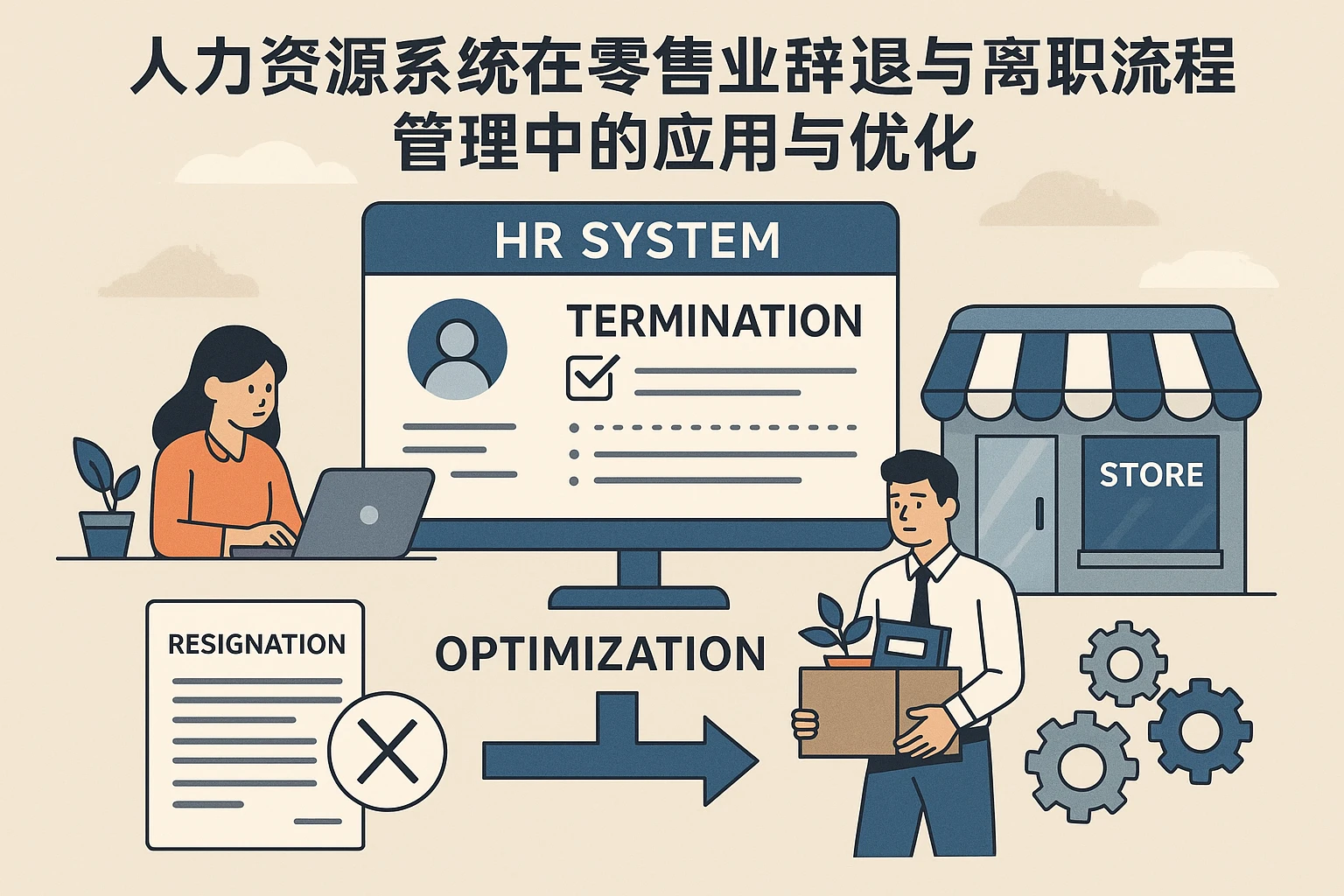 人力资源系统在零售业辞退与离职流程管理中的应用与优化