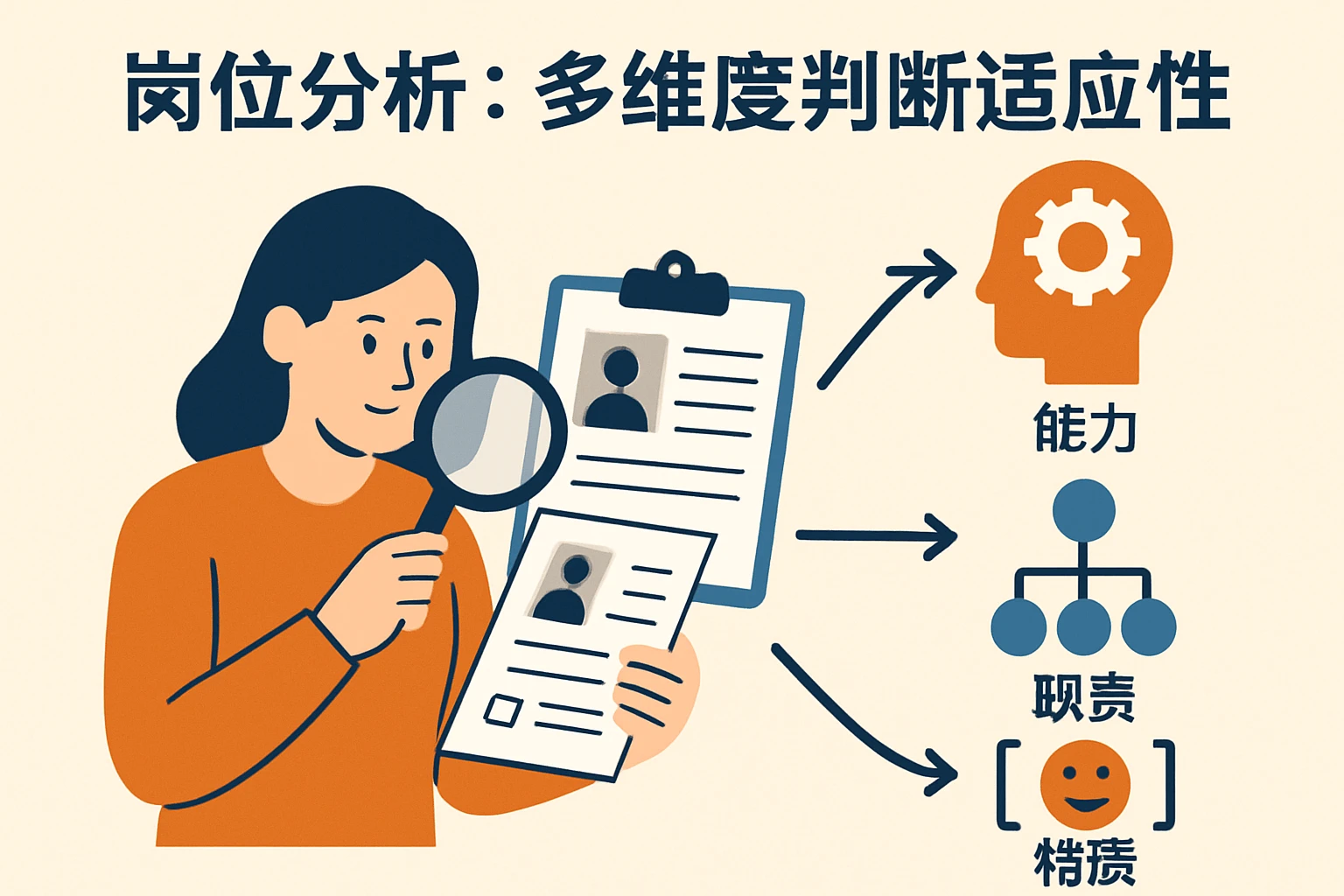 岗位分析：多维度判断适应性