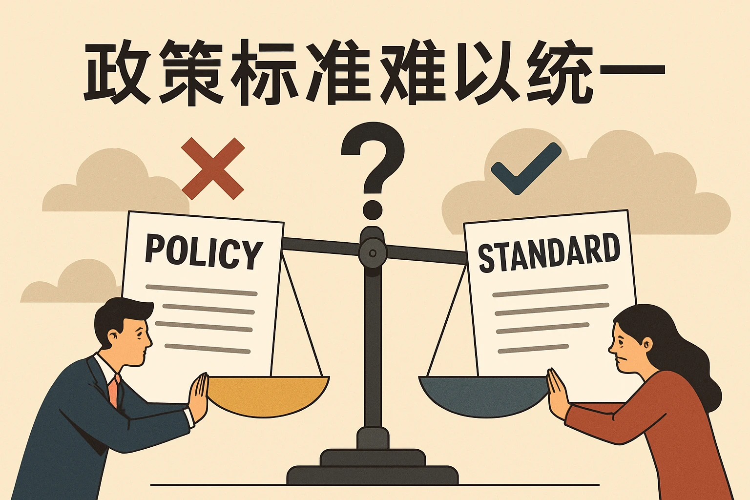政策标准难以统一