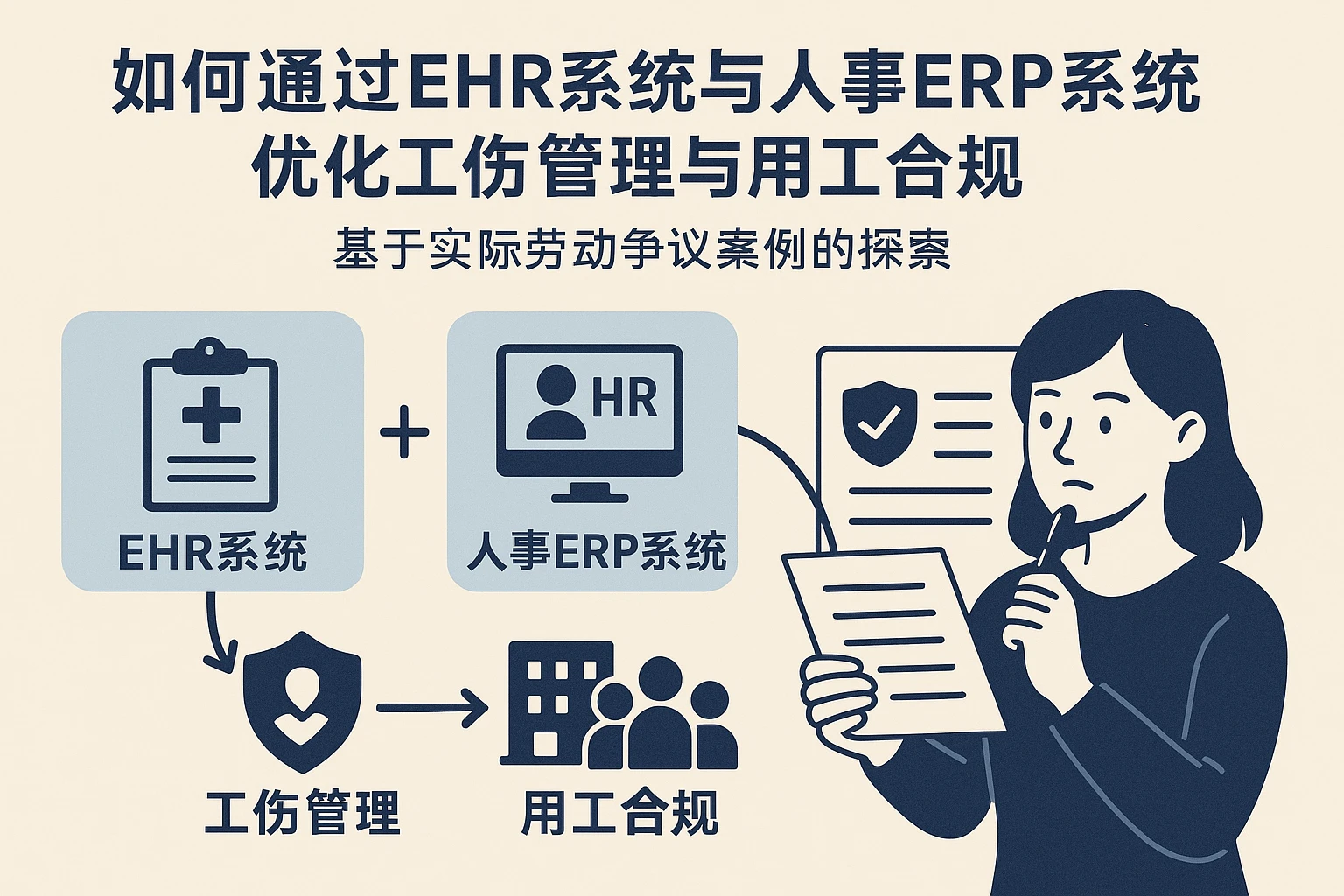如何通过EHR系统与人事ERP系统优化工伤管理与用工合规——基于实际劳动争议案例的探索