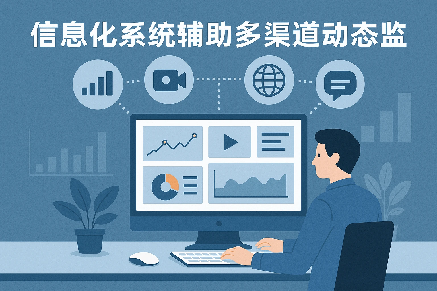 信息化系统辅助多渠道动态监控