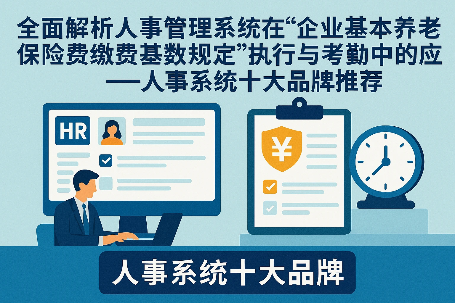 全面解析人事管理系统在“企业基本养老保险费缴费基数规定”执行与考勤中的应用——人事系统十大品牌推荐