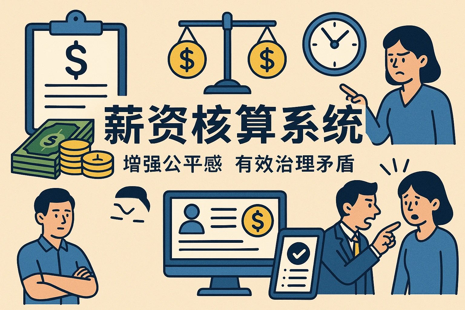 薪资核算系统：增强公平感有效治理矛盾