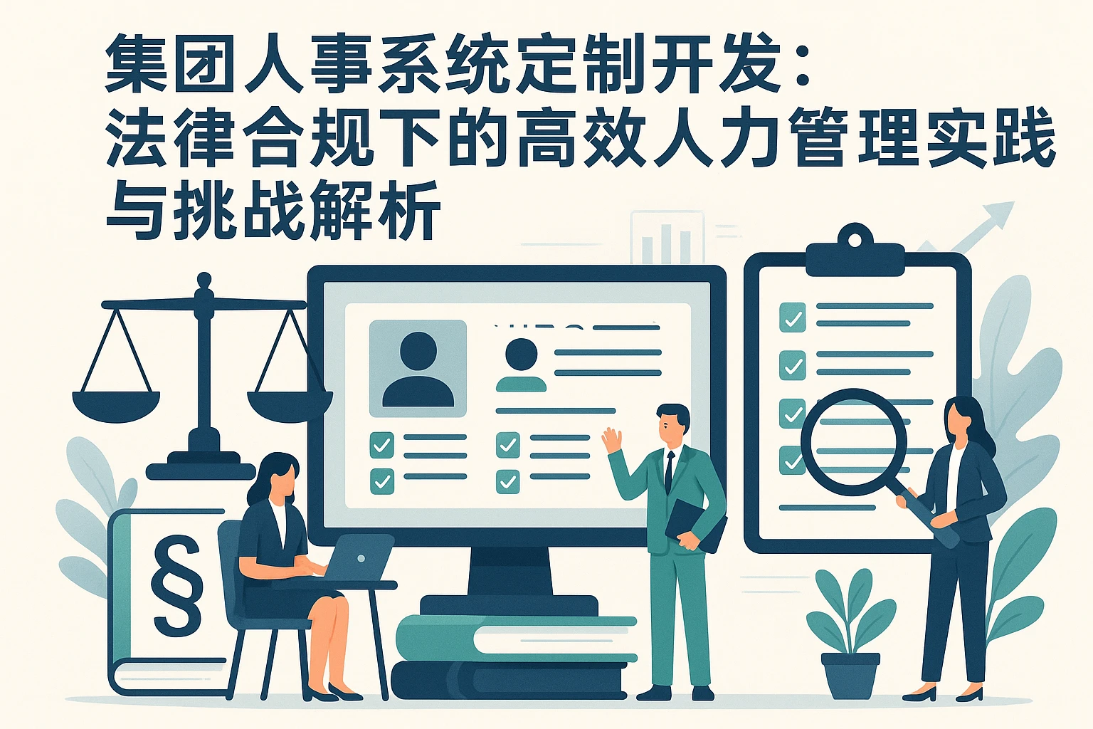 集团人事系统定制开发：法律合规下的高效人力管理实践与挑战解析