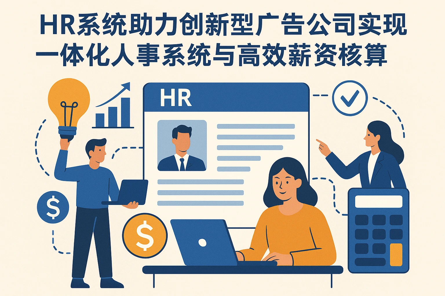 HR系统助力创新型广告公司实现一体化人事系统与高效薪资核算