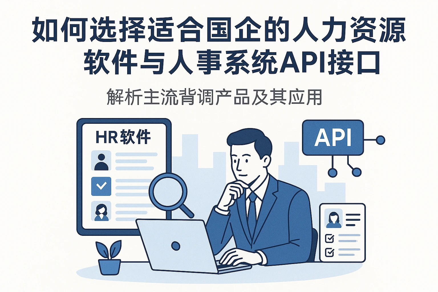 如何选择适合国企的人力资源软件与人事系统API接口——解析主流背调产品及其应用