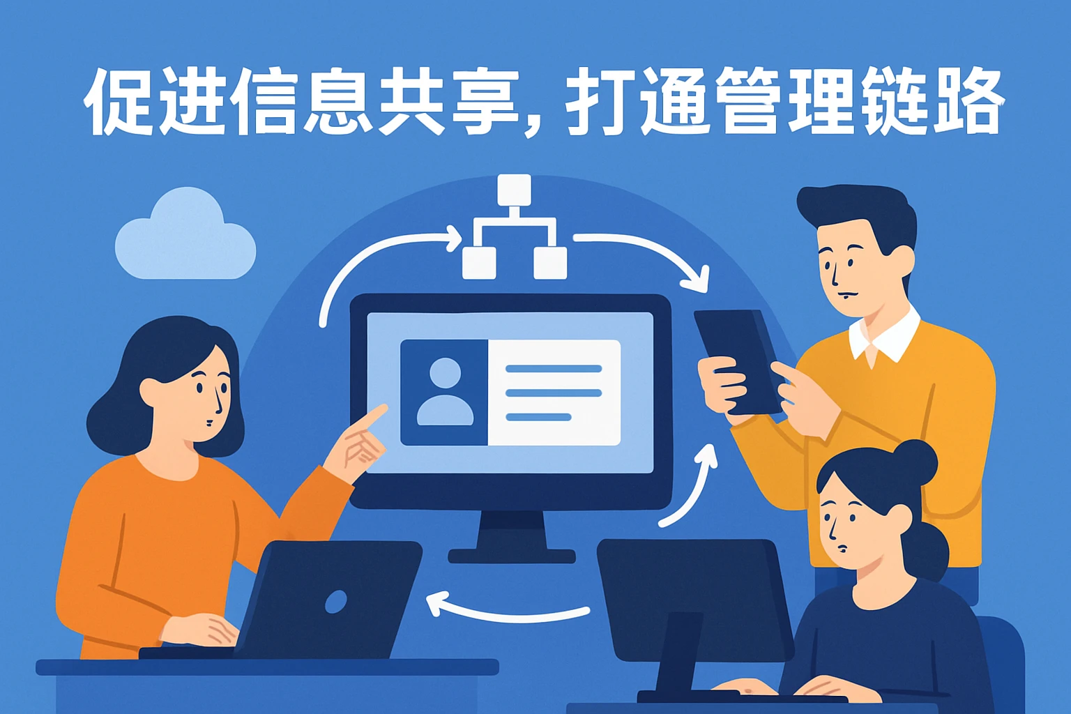 促进信息共享，打通管理链路