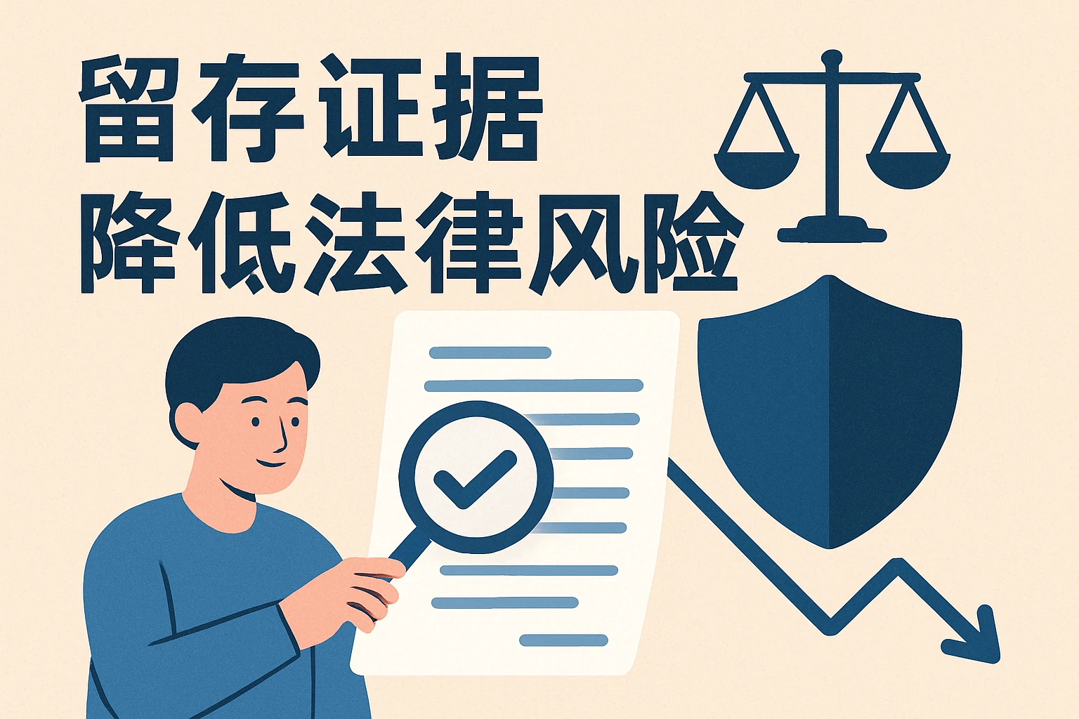 留存证据，降低法律风险