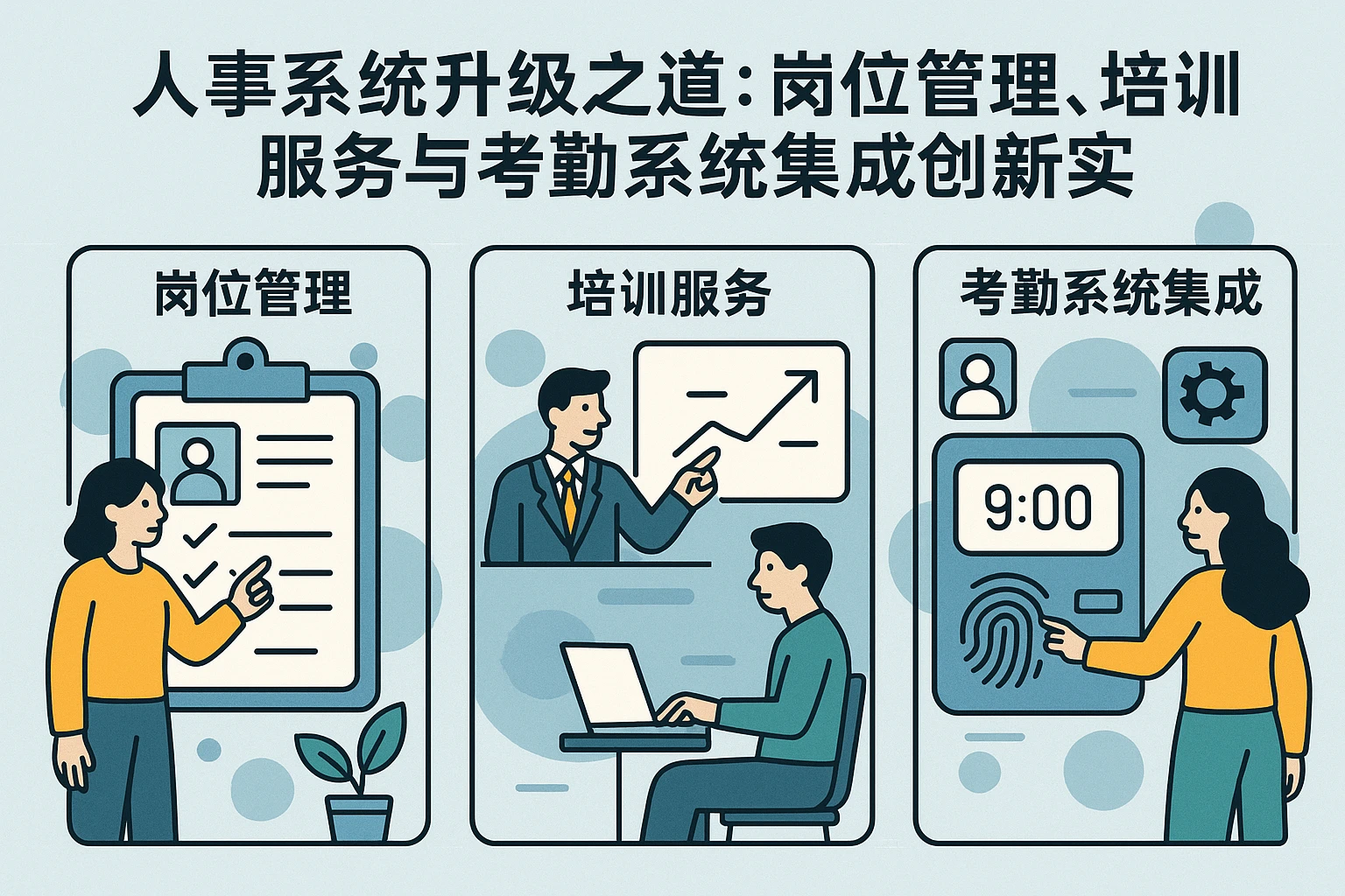 人事系统升级之道：岗位管理、培训服务与考勤系统集成创新实践