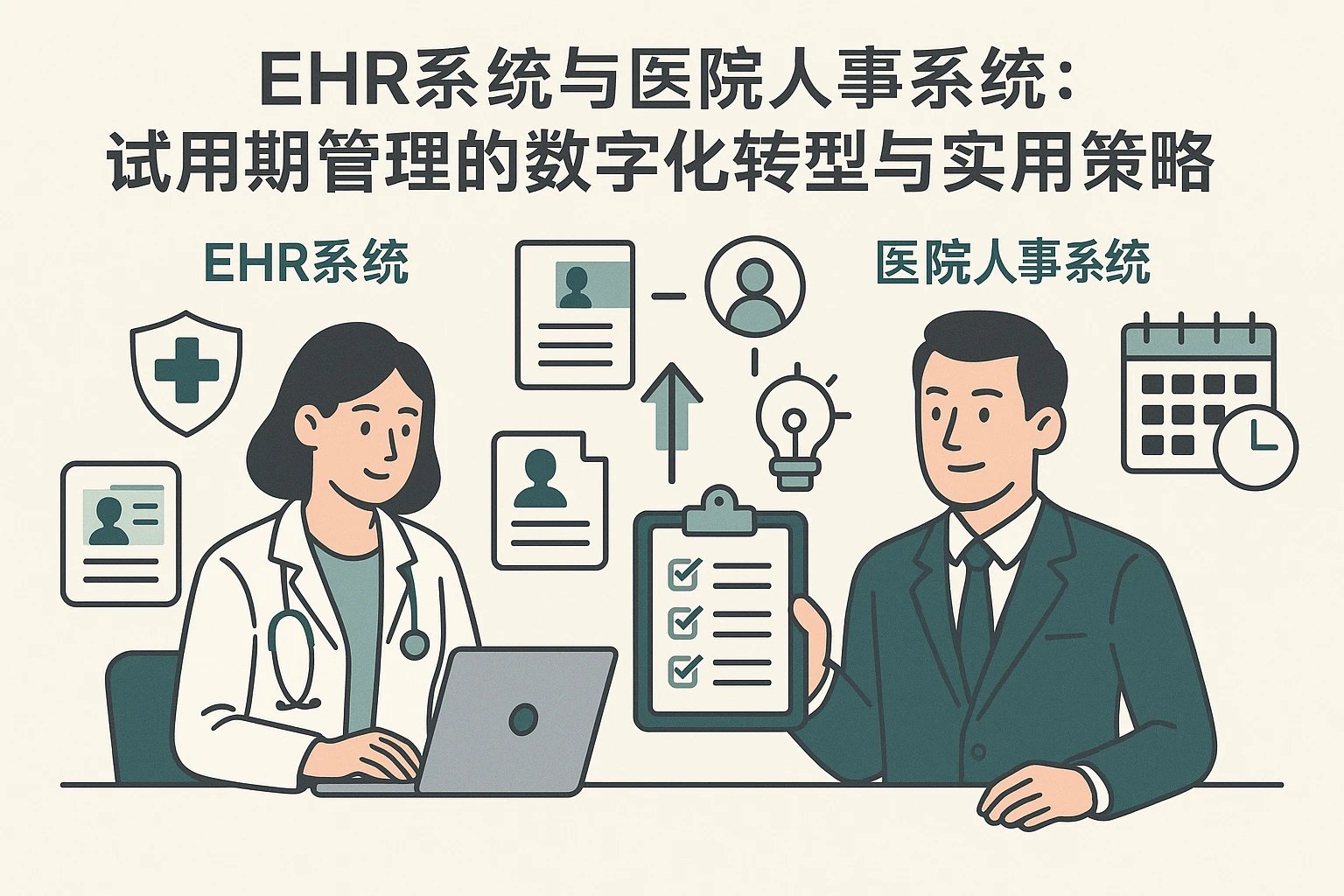 EHR系统与医院人事系统：试用期管理的数字化转型与实用策略
