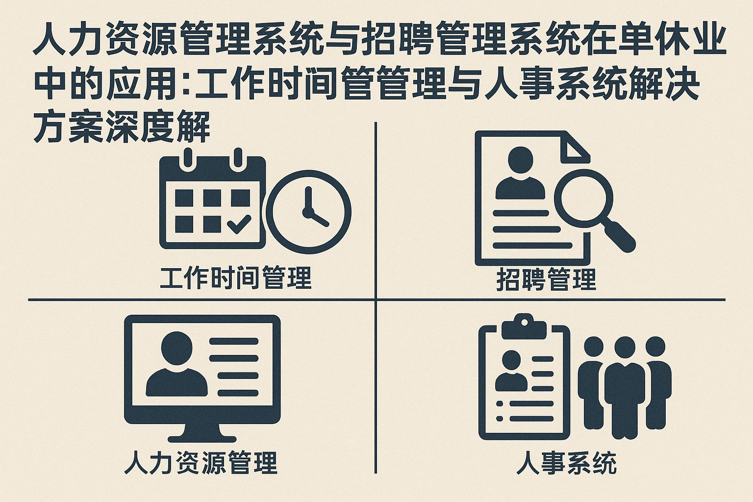 人力资源管理系统与招聘管理系统在单休企业中的应用：工作时间管理与人事系统解决方案深度解析
