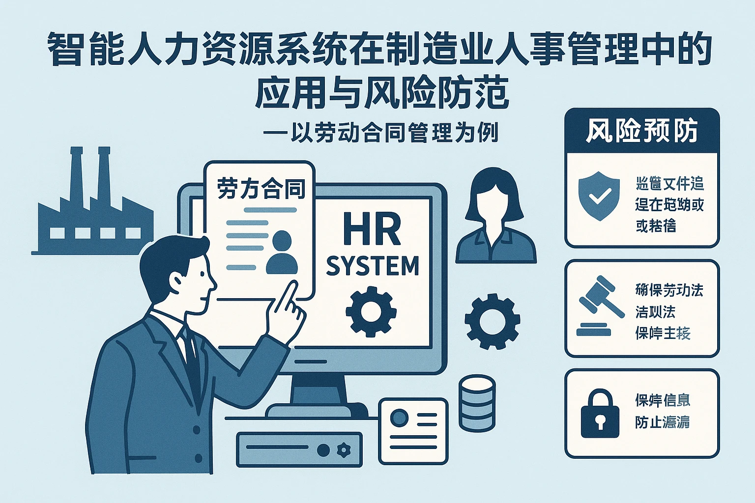 智能人力资源系统在制造业人事管理中的应用与风险防范——以劳动合同管理为例