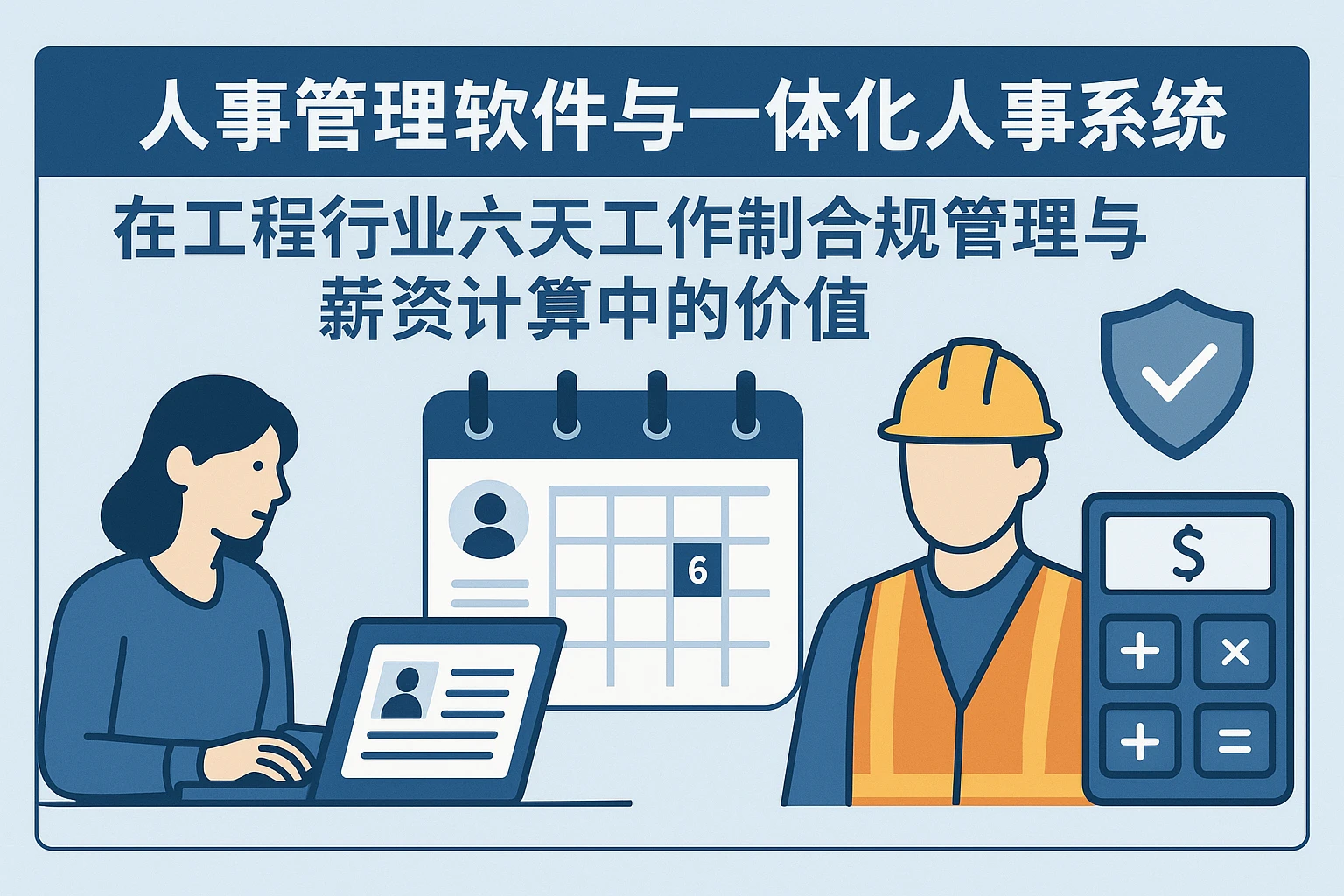 人事管理软件与一体化人事系统在工程行业六天工作制合规管理与薪资计算中的价值