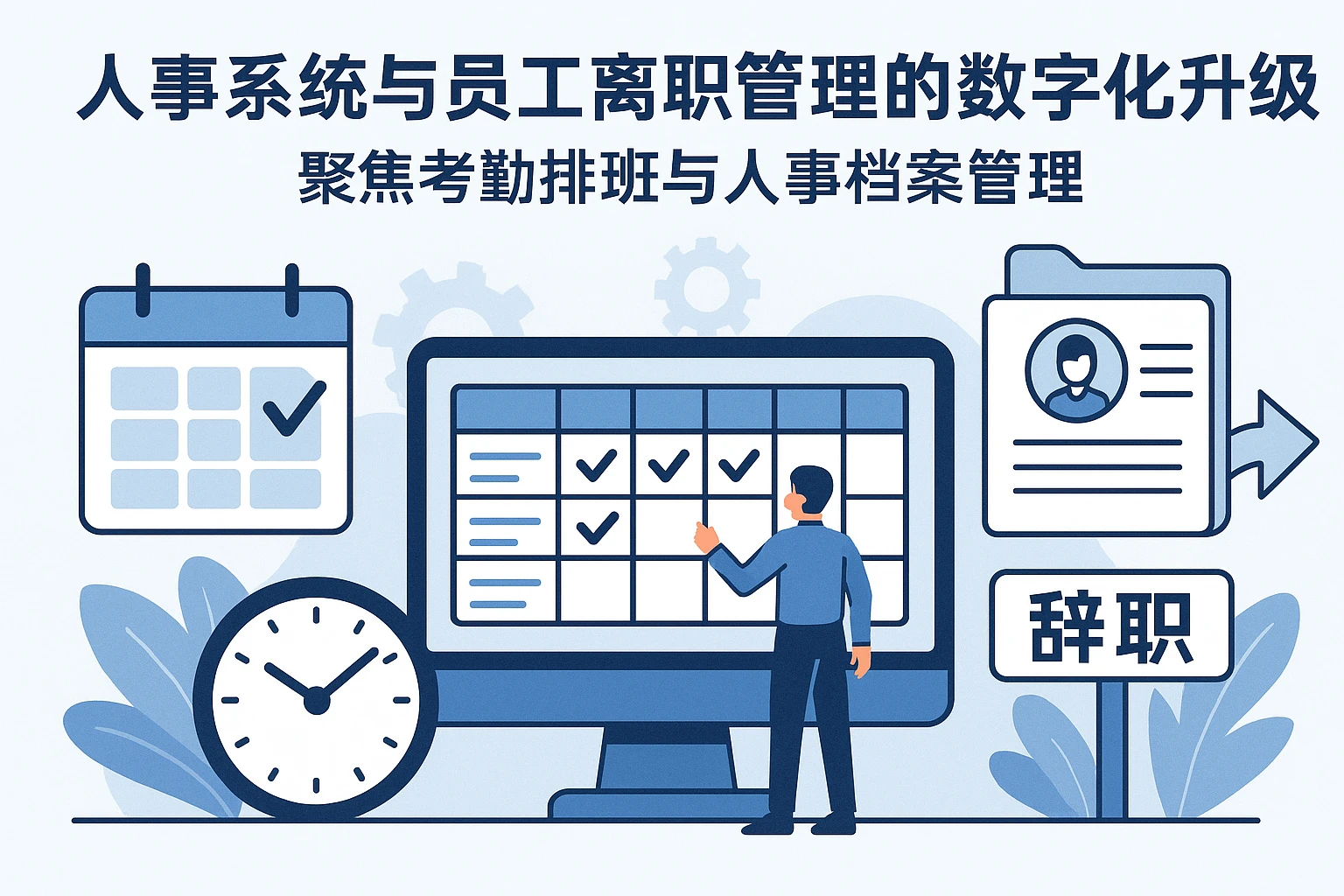 人事系统与员工离职管理的数字化升级：聚焦考勤排班与人事档案管理