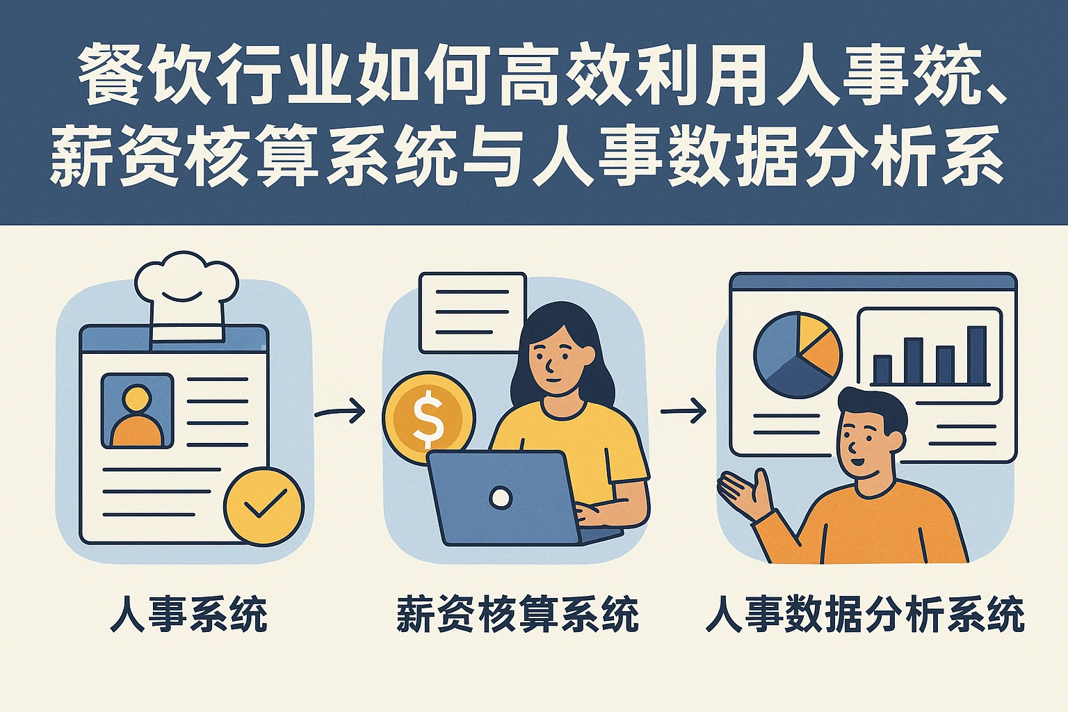 餐饮行业如何高效利用人事系统、薪资核算系统与人事数据分析系统