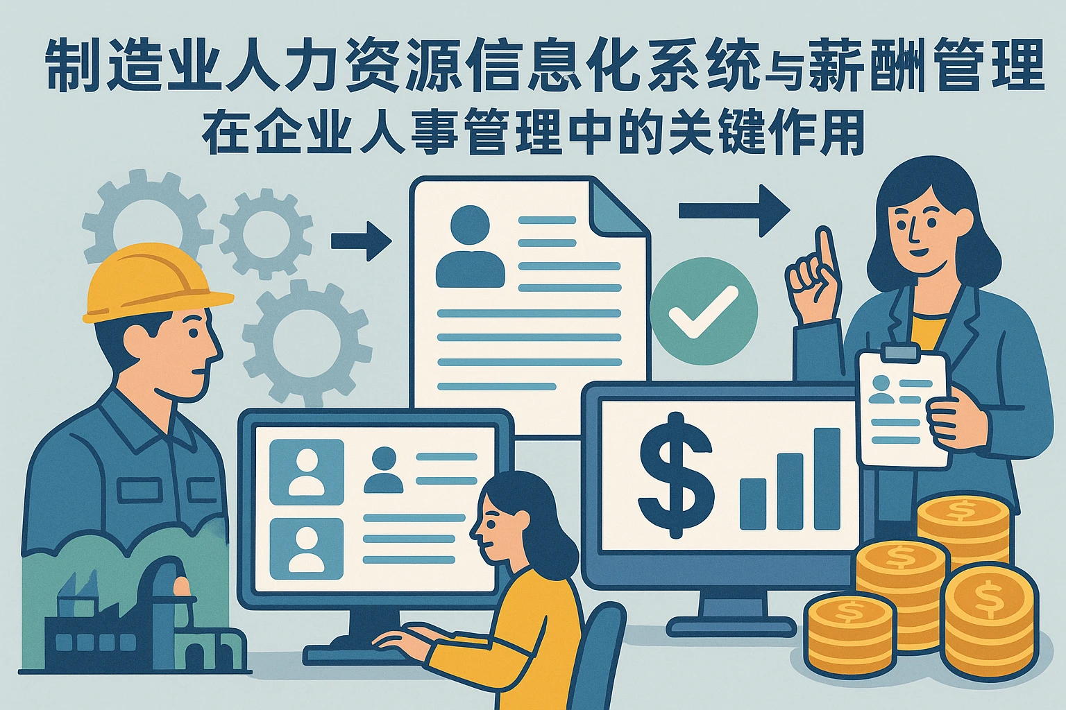 制造业人力资源信息化系统与薪酬管理系统在企业人事管理中的关键作用