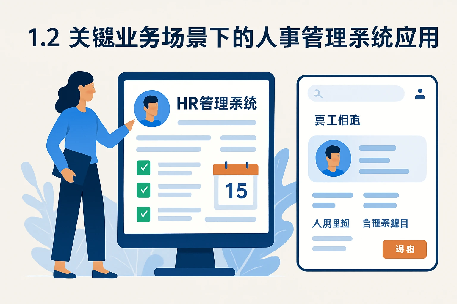 1.2 关键业务场景下的人事管理系统应用