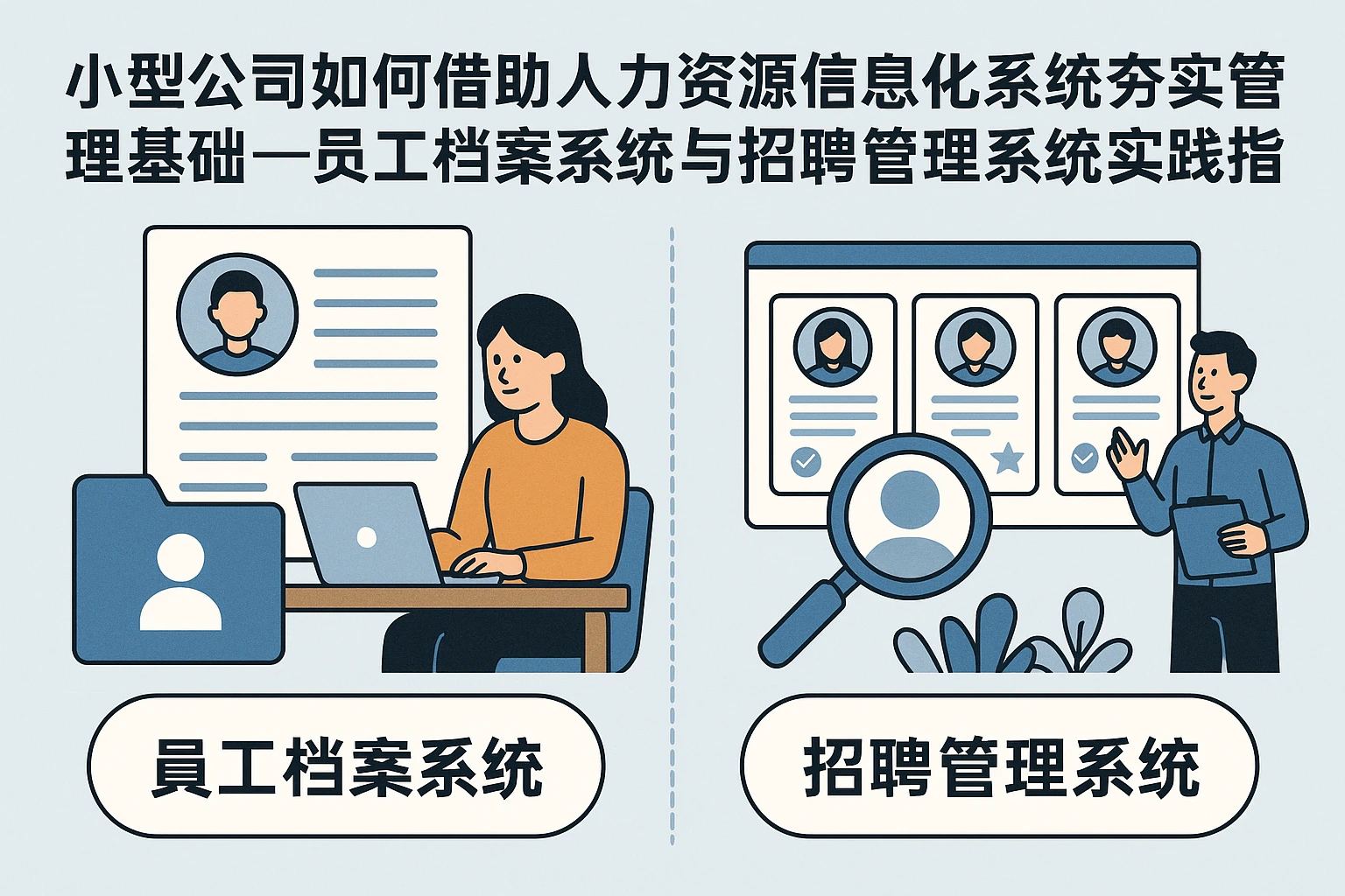 小型公司如何借助人力资源信息化系统夯实管理基础——员工档案系统与招聘管理系统实践指南