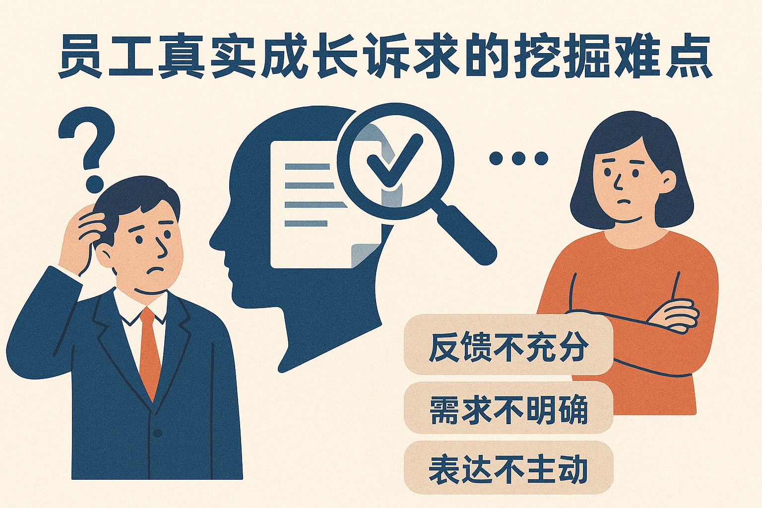 员工真实成长诉求的挖掘难点