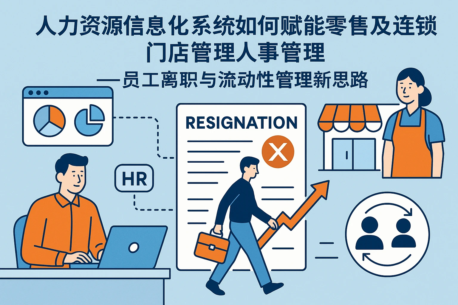 人力资源信息化系统如何赋能零售及连锁门店人事管理——员工离职与流动性管理新思路