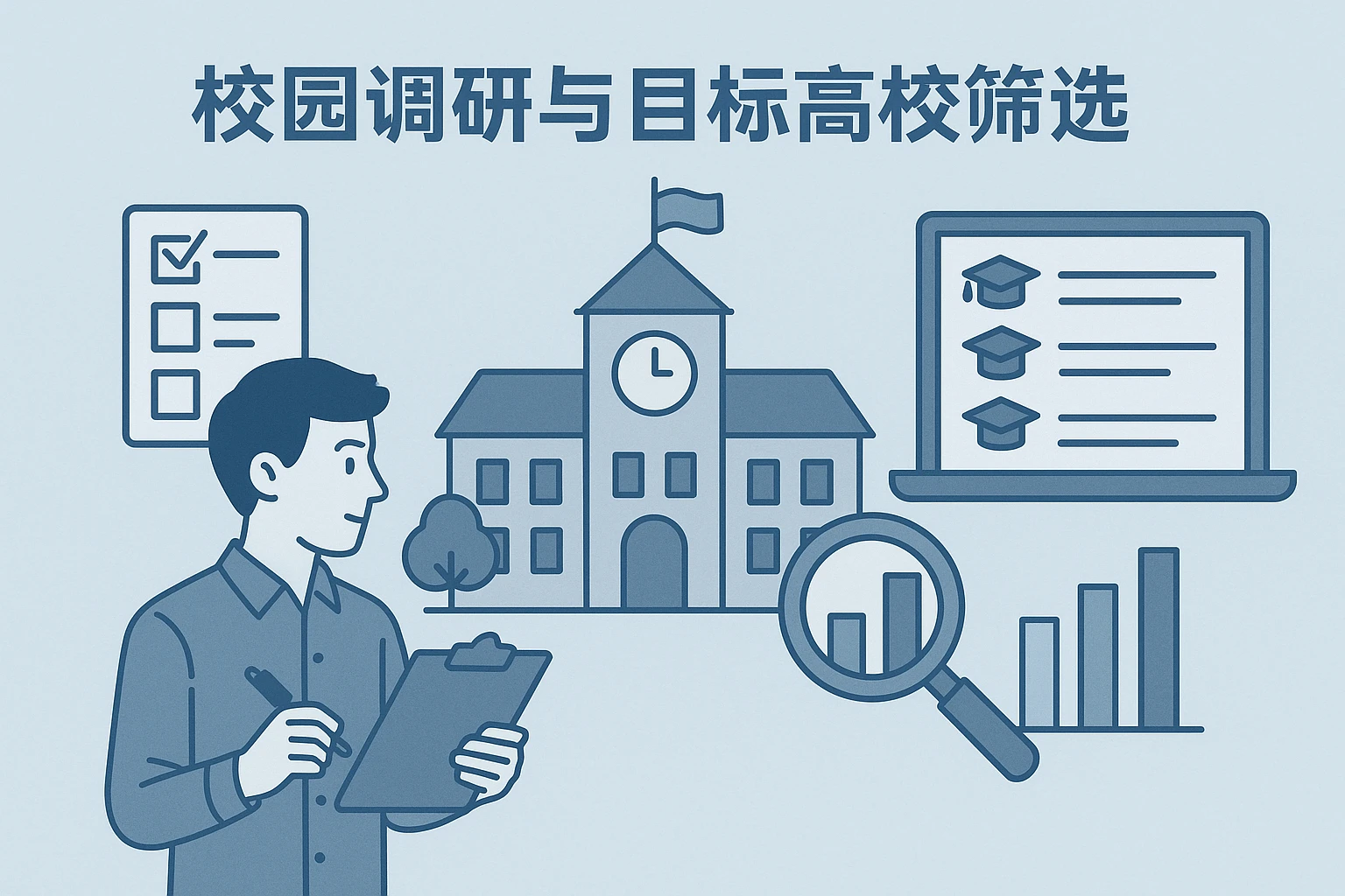 校园调研与目标高校筛选