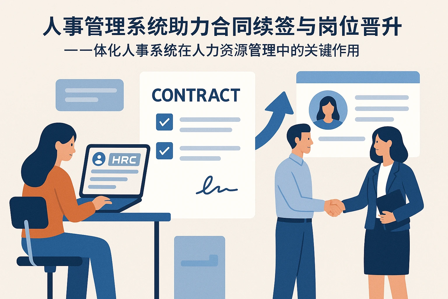 人事管理系统助力合同续签与岗位晋升——一体化人事系统在人力资源管理中的关键作用