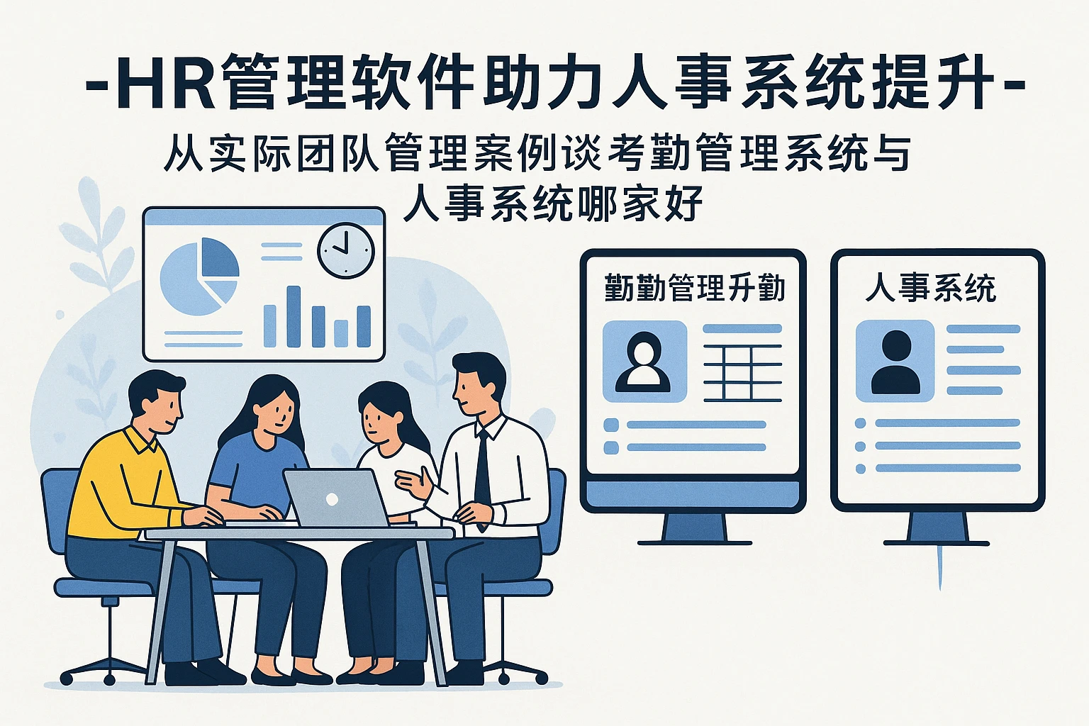 HR管理软件助力人事系统提升：从实际团队管理案例谈考勤管理系统与人事系统哪家好