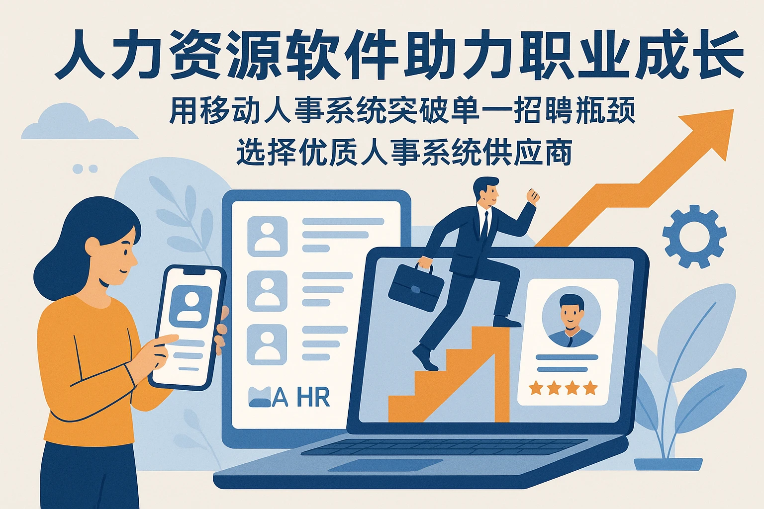 人力资源软件助力职业成长：用移动人事系统突破单一招聘瓶颈，选择优质人事系统供应商